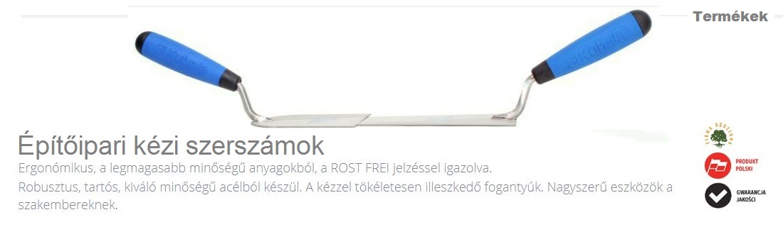 Építőipari szerszámok képe.