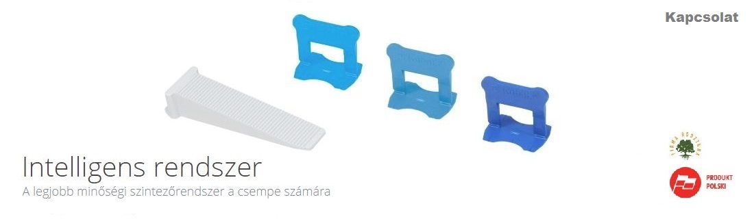 Csempe és járólapok szintezéséhez ajánlott Kubala minőségi megoldás.