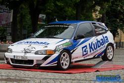 A rally sport támogatója a Kubala.